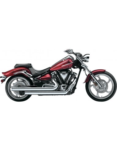 Sistema di scarico dragster cromato con tappi sensore o2