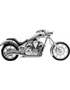 Scarico speedster swept cromato honda