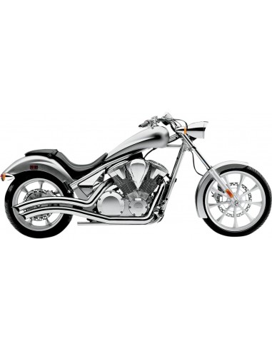 Scarico speedster swept cromato honda