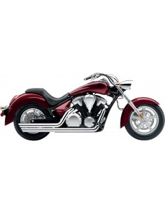 Sistema di scarico hot rod speedster slash down cromato honda