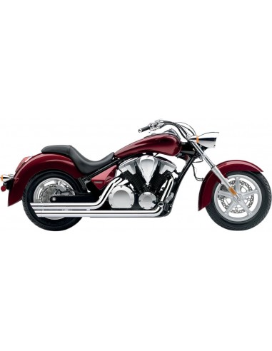 Sistema di scarico hot rod speedster slash down cromato honda