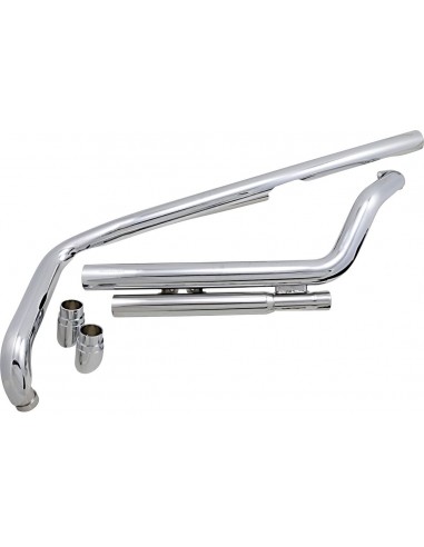 Sistema di scarico sistema cromato speedster hot rod slash down