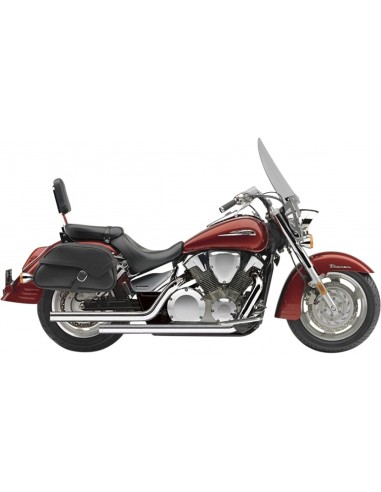 Scarico dragster 2 in 2 taglio dritto cromato