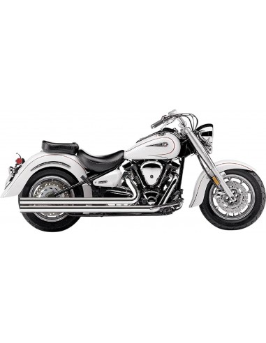 Sistema di scarico hot rod speedster lungo con powerport cromato