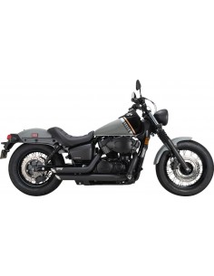 Scarico shortshots sfalsato honda shadow nero