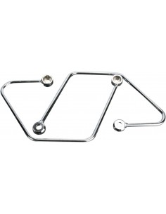 Staffe supporto borse cromate honda