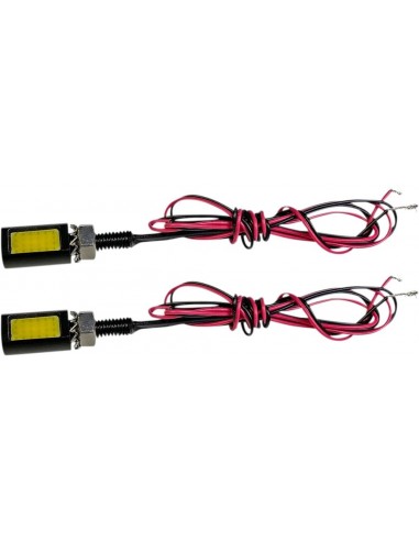 Luce led per targhetta - nera