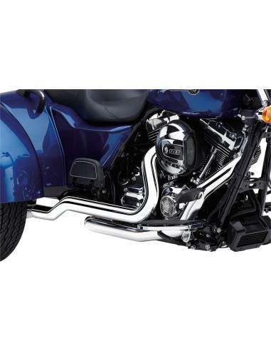 Scarico doppio powerport trike cromato