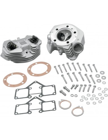 Testate super stock con foro da 3.625" doppia spina argento