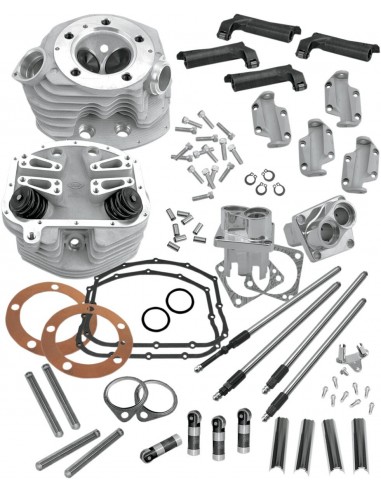 Kit retro top end stock bore argento