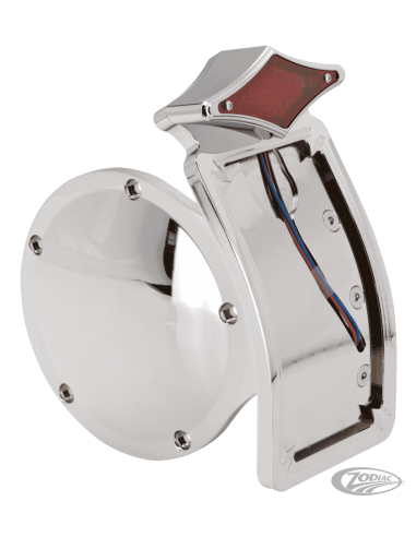 COPERCHIO ISPEZIONE CON STAFFA PORTATARGA E FANALE POSTERIORE DIAMOND A LED