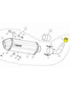Fascetta Marmitta X-City 250