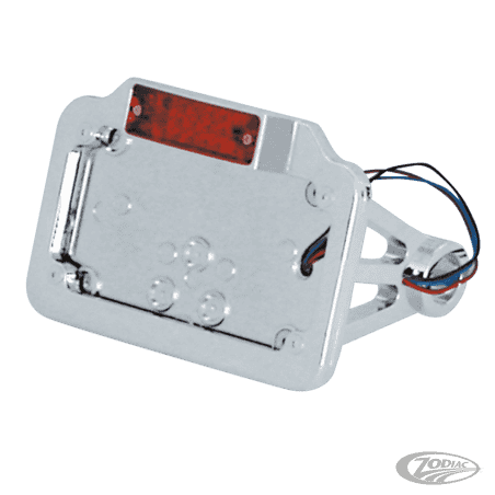 STAFFA MONTAGGIO TARGA E LUCE A LED