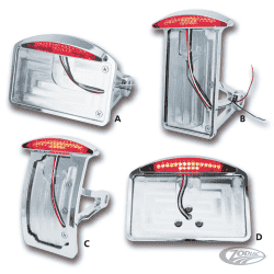 STAFFE MONTAGGIO TARGA CON LUCE POSTERIORE A LED PER ATTACCO LATERALE E PARAFANGO