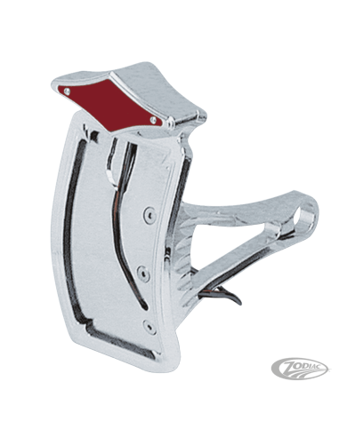 SUPPORTO TARGA CON FANALE A LED STILE DIAMANTE