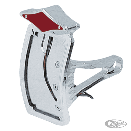 SUPPORTO TARGA CON FANALE A LED STILE DIAMANTE