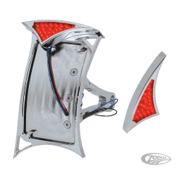 PORTA TARGA LATERALE CON FANALE GOTHIC A LED