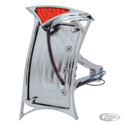 PORTA TARGA LATERALE CON FANALE GOTHIC A LED 2