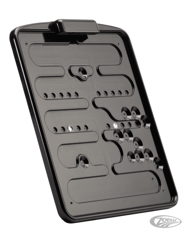 BASE PORTA TARGA RICKS IN ALLUMINIO BILLET