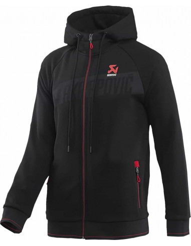 Felpa Con Zip Nera Da Uomo Xl