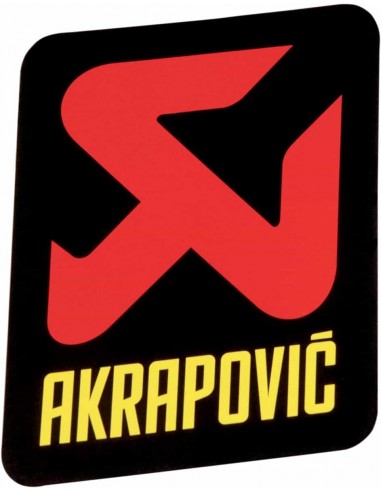 Adesivo Akrapovic Vert 75