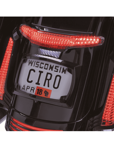 FANALE POSTERIORE E PORTATARGA CIRO PER TOURING
