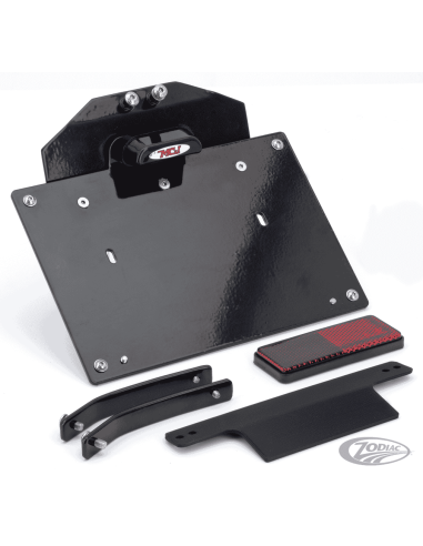 STAFFA PORTATARGA CON LUCI PER SOFTAIL MILWAUKEE EIGHT DA MCJ