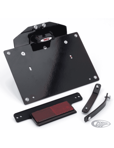 STAFFA PORTATARGA CON LUCI PER SOFTAIL MILWAUKEE EIGHT DA MCJ