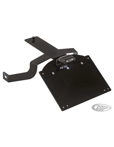 STAFFA PORTATARGA CON LUCI PER SOFTAIL MILWAUKEE EIGHT DA MCJ