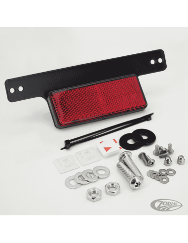 STAFFA PORTATARGA CON LUCI PER SOFTAIL MILWAUKEE EIGHT DA MCJ