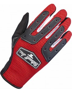 Guanti Anza Rosso/Nero Xs