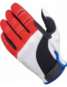 Guanti Moto Rd/Wh/Bl Md