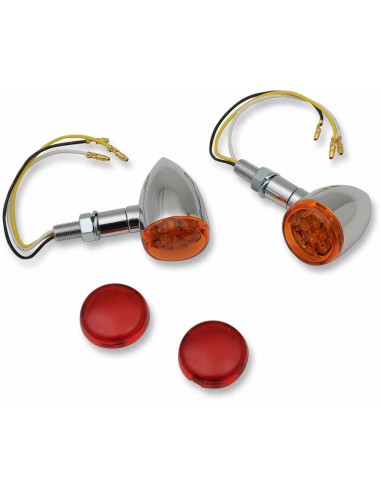 Luce Chr Led Ambrato/Rosso