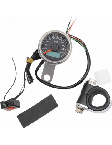 Speedo 1.87"Pro Nero Km/H