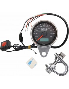 Speedo 2.37"Pro Nero Km/H