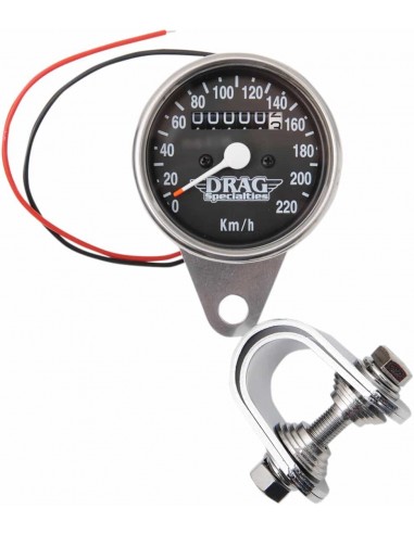 Speedo 2:1 Chr/Blk Km/H