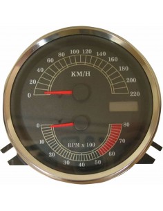 Tachimetro Con Contagiro Flhr Km/H