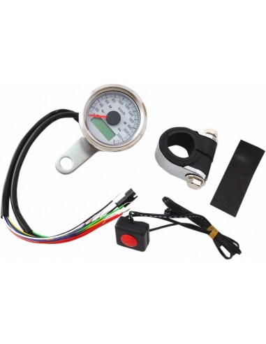 Speedo Con 4Lts Kph Ss/Wht