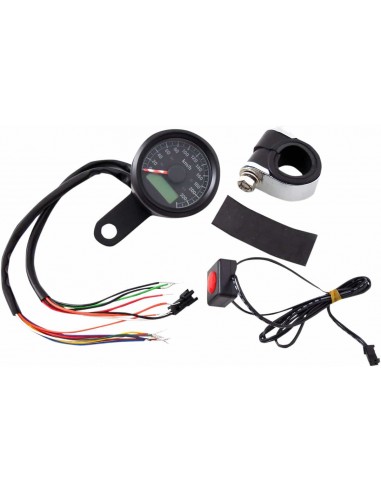 Tachimetro Con 4Lt Kph Nero/Nero