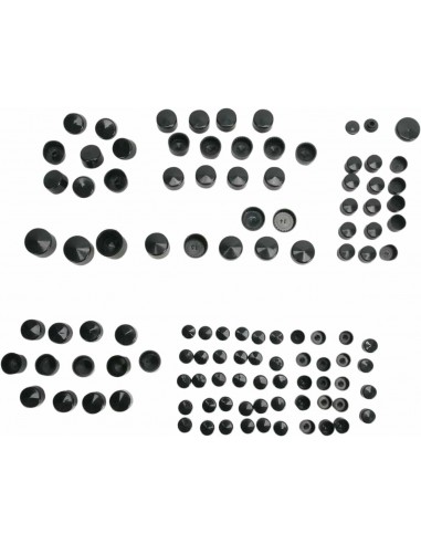 Coperchi Bullone 09-16 Fl Nero