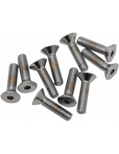 Testa Piatta 1/4X20X3/4 Chrm