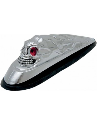 Testa Del Teschio Con Occhi Illuminati