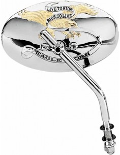 Specchio Ovl Live To Ride Da 6".
