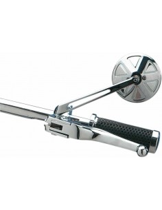 Specchio Tondo Con Stelo Lungo