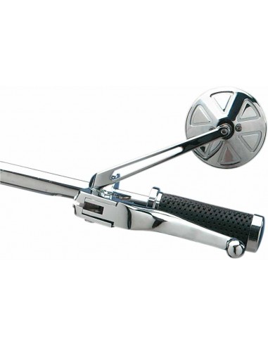 Specchio Tondo Con Stelo Lungo