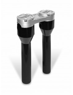 Riser Dritto 8" Nero/Argento