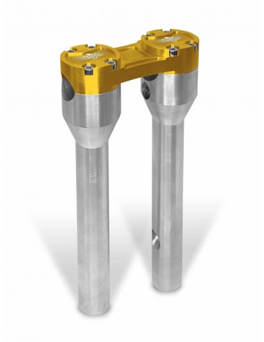 Riser Dritto 10" Argento/Oro