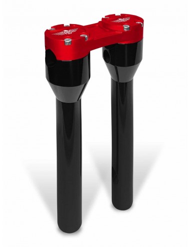 Riser Dritto 12" Nero/Rosso 1