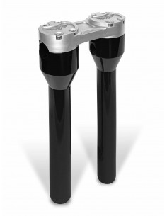 Riser Dritto 12" Nero/Argento