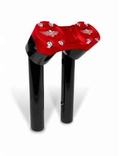 Riser Pullback 6" Nero/Rosso 1"